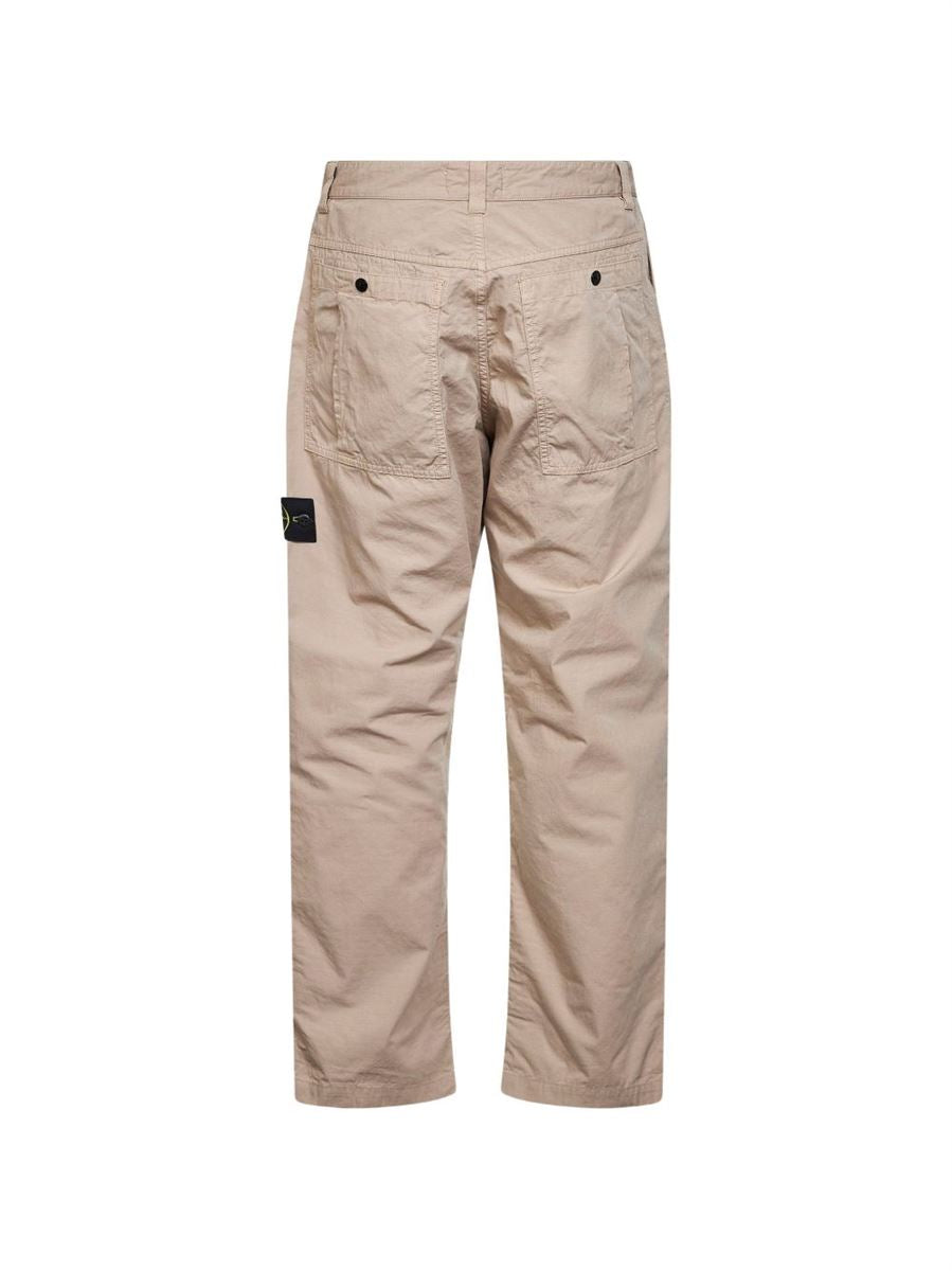 Logo-badge trousers-STONE ISLAND-Verso