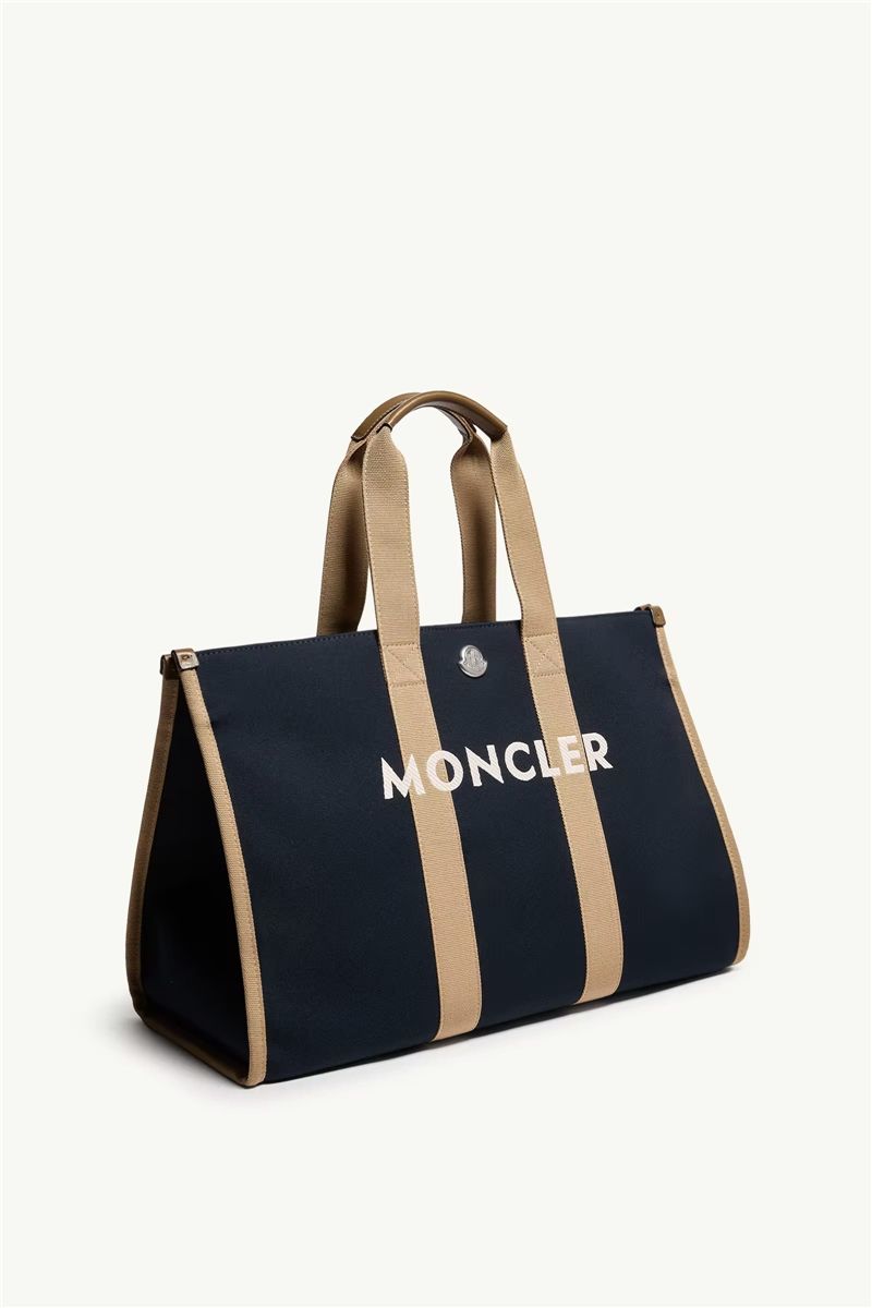 Logo canvas tote bag-MONCLER-Verso