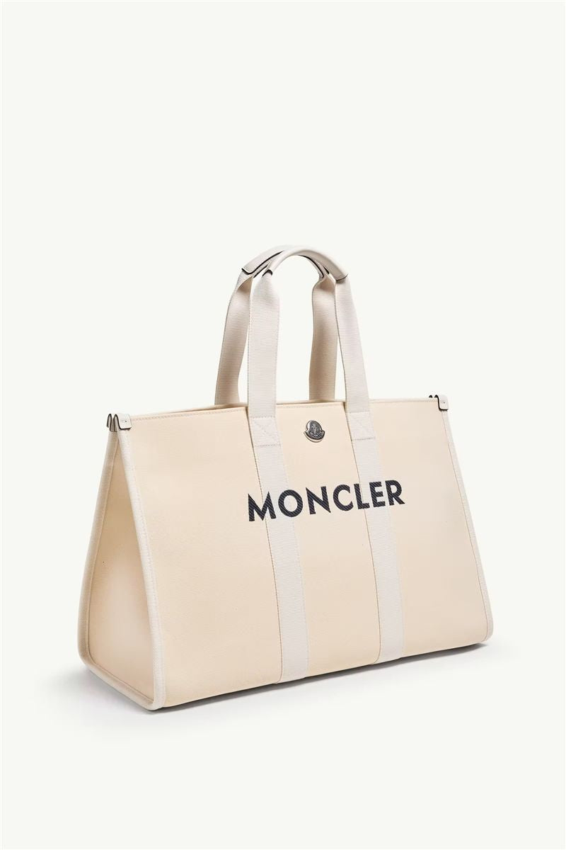 Logo canvas tote bag-MONCLER-Verso