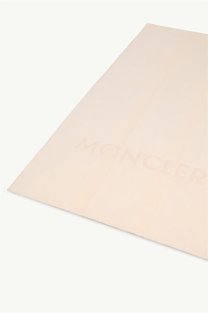 Logo Cotton Beach Towel-MONCLER-Verso