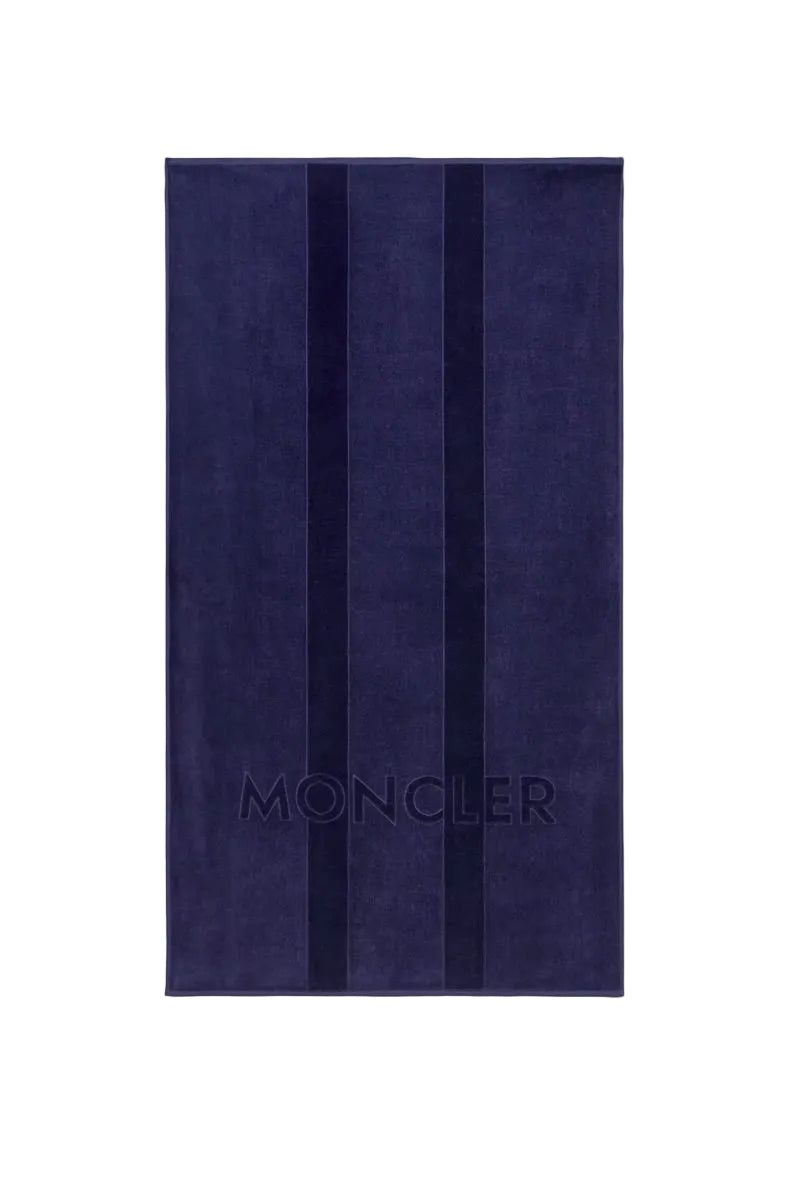 Logo cotton beach towel-MONCLER-310284-TU-Verso