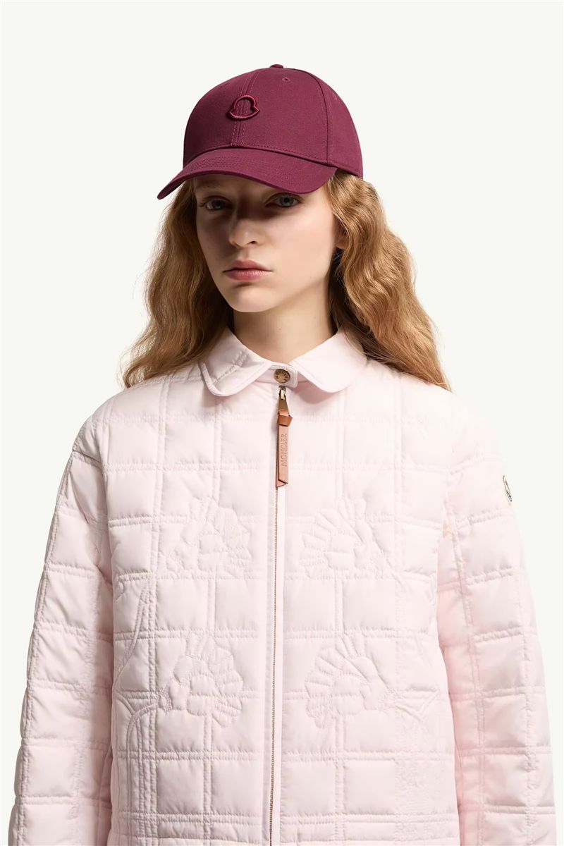 Logo cotton gabardine baseball cap-MONCLER-Verso