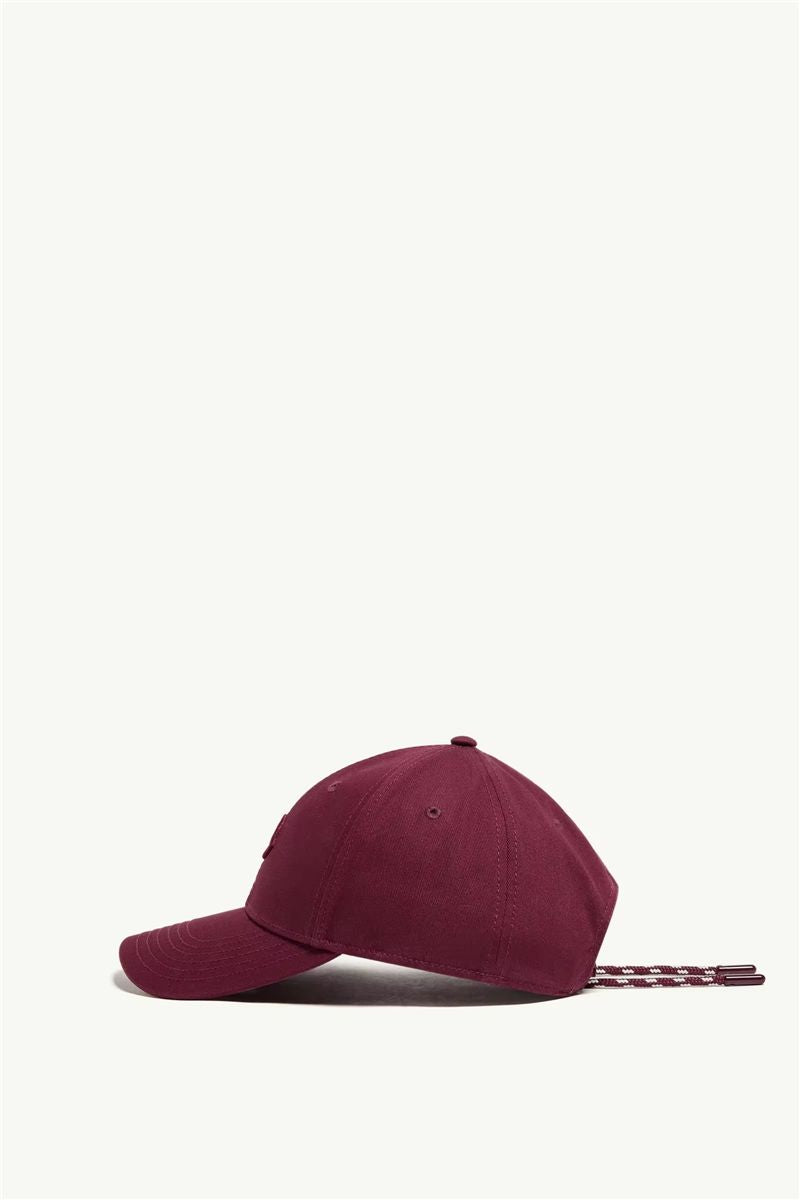 Logo cotton gabardine baseball cap-MONCLER-Verso
