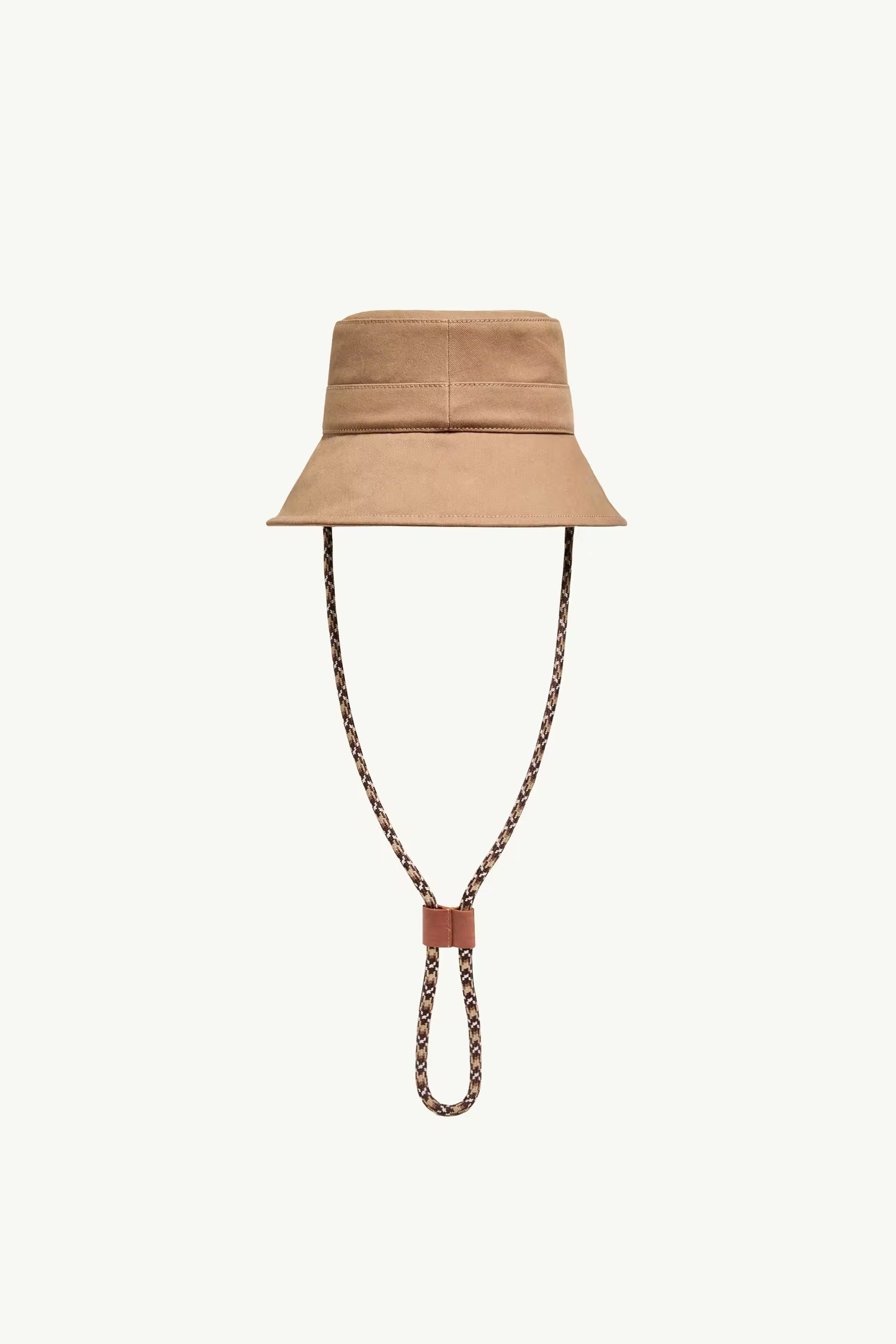 Logo Cotton Gabardine Bucket Hat-MONCLER-Verso