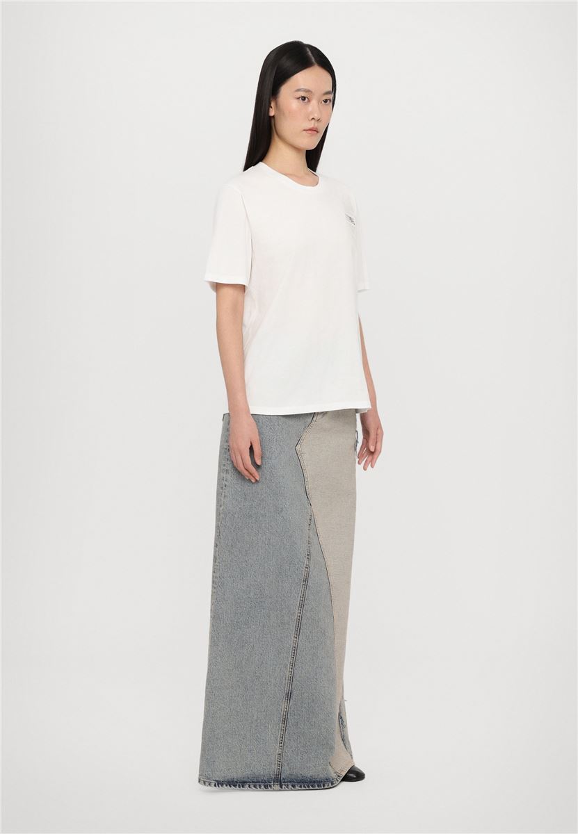 LOGO COTTON T-SHIRT -  MM6 -  Verso