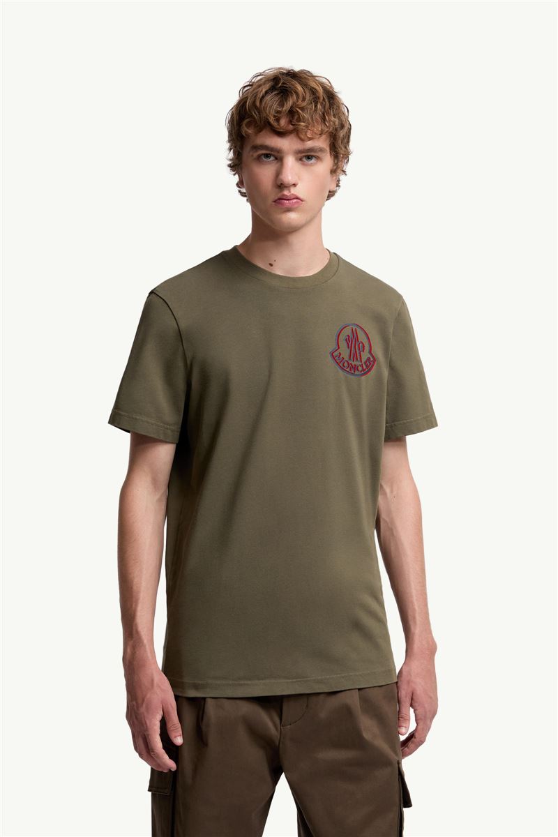 LOGO COTTON T-SHIRT-MONCLER-Verso