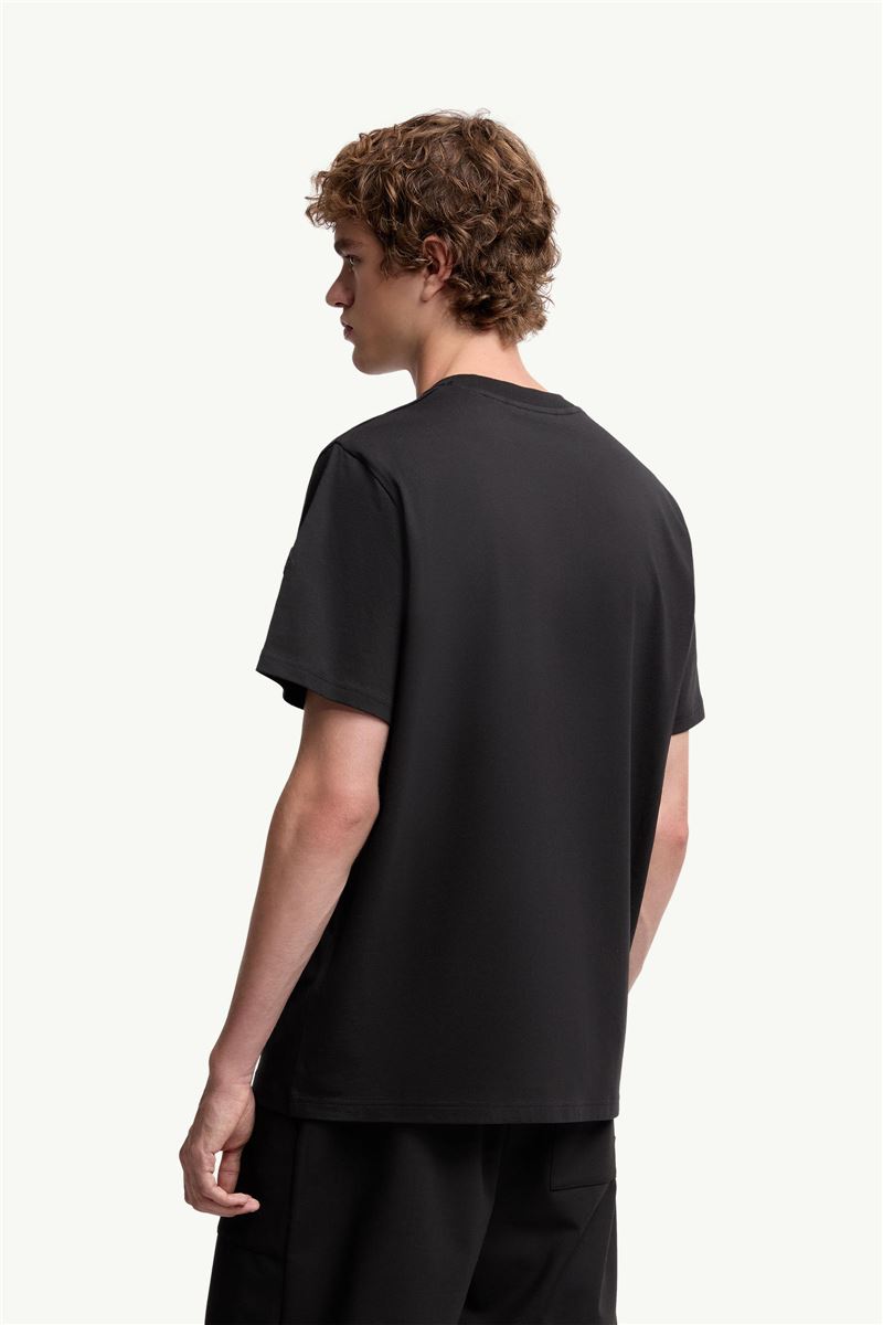 logo cotton t-shirt-MONCLER-Verso