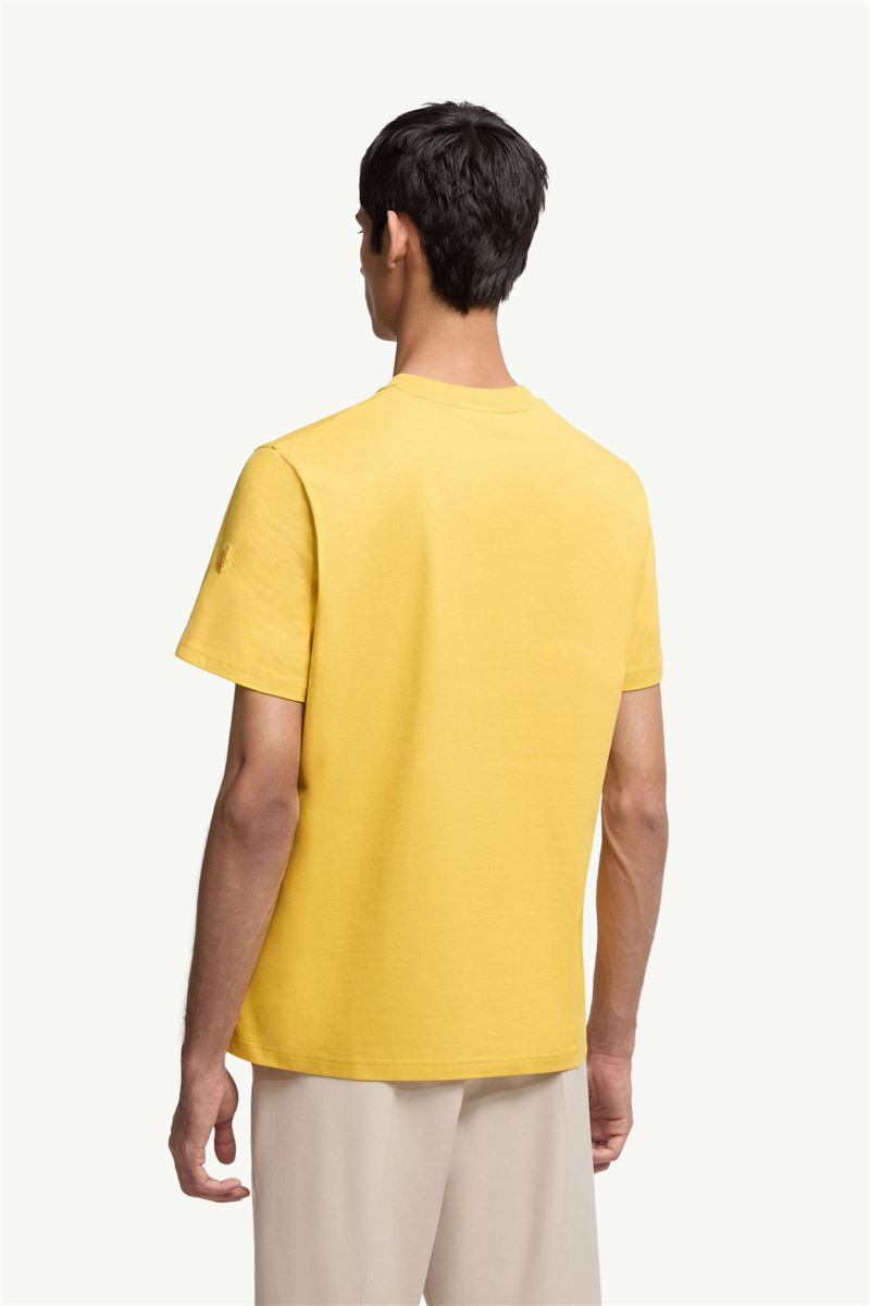 logo cotton t-shirt-MONCLER-Verso