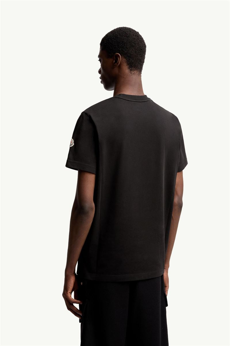 LOGO COTTON T-SHIRT-MONCLER-Verso
