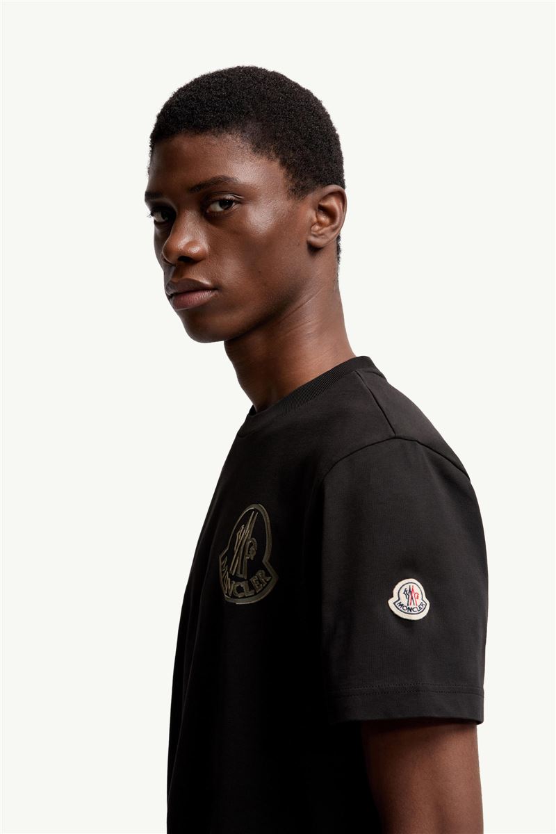LOGO COTTON T-SHIRT-MONCLER-Verso