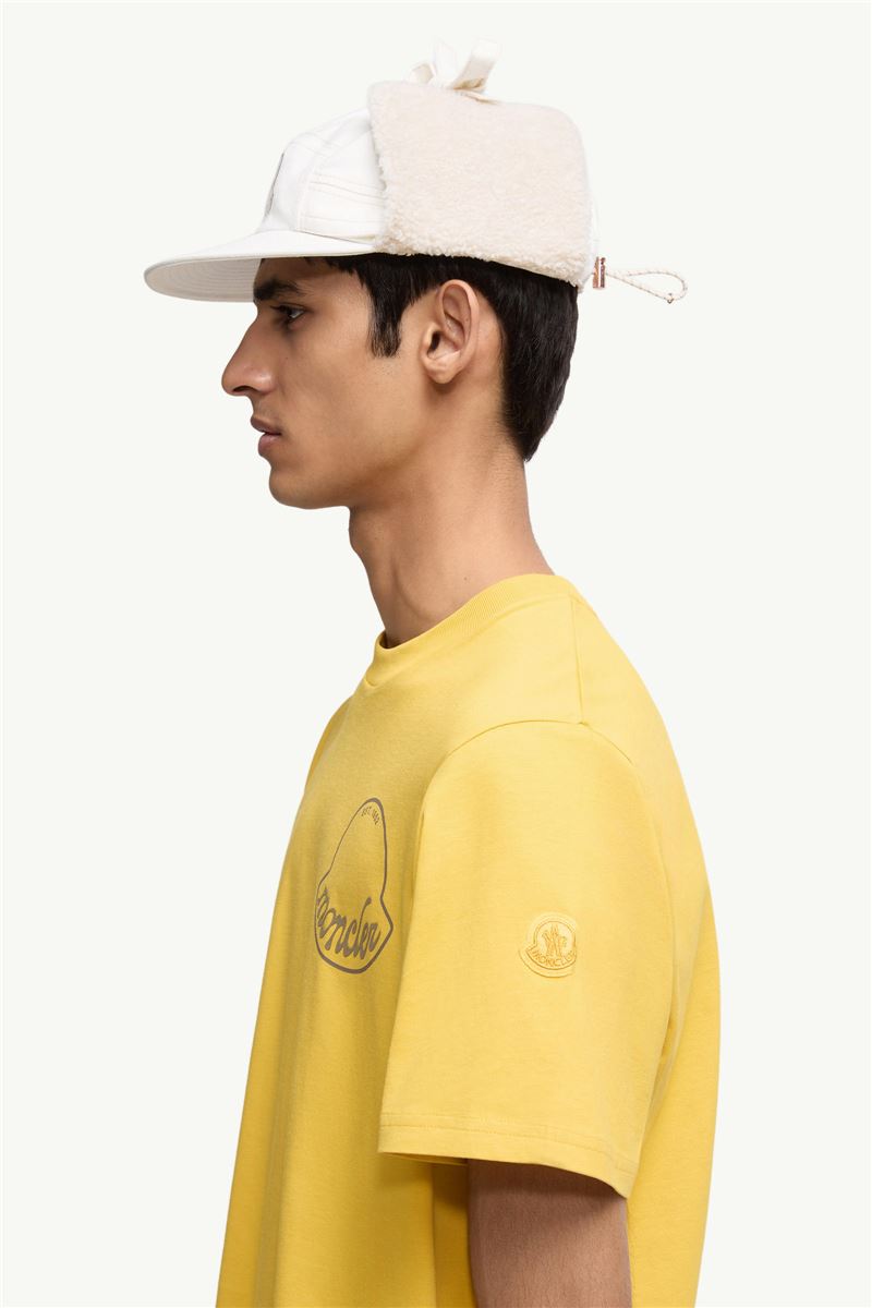 logo cotton t-shirt-MONCLER-Verso