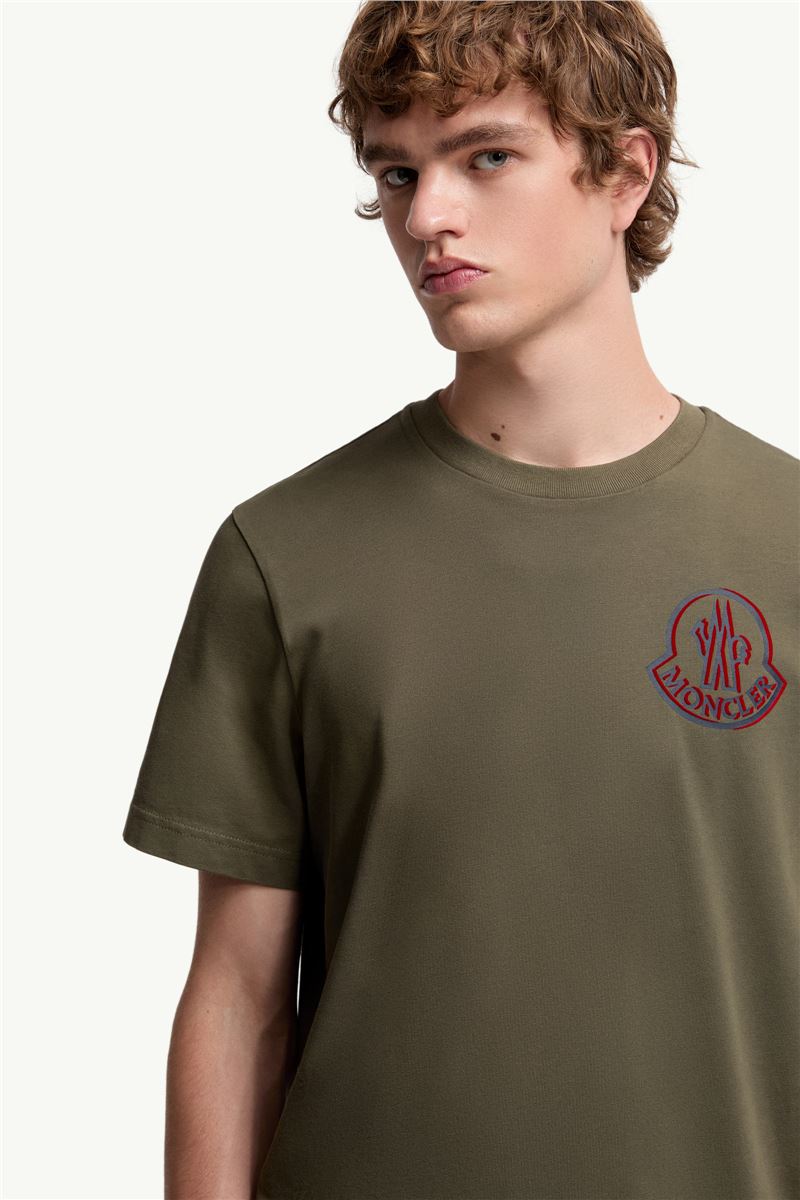 LOGO COTTON T-SHIRT-MONCLER-Verso