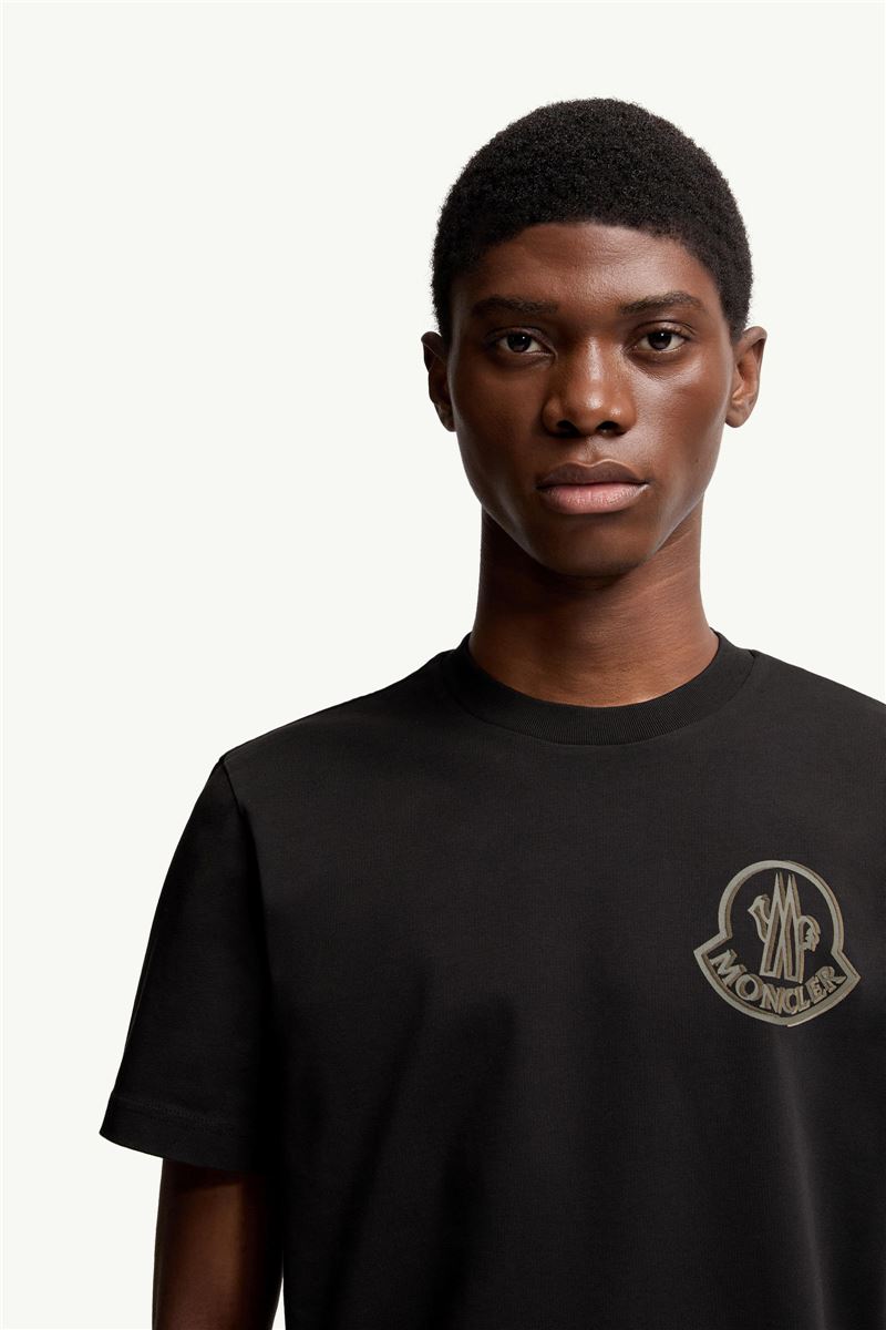 LOGO COTTON T-SHIRT-MONCLER-Verso