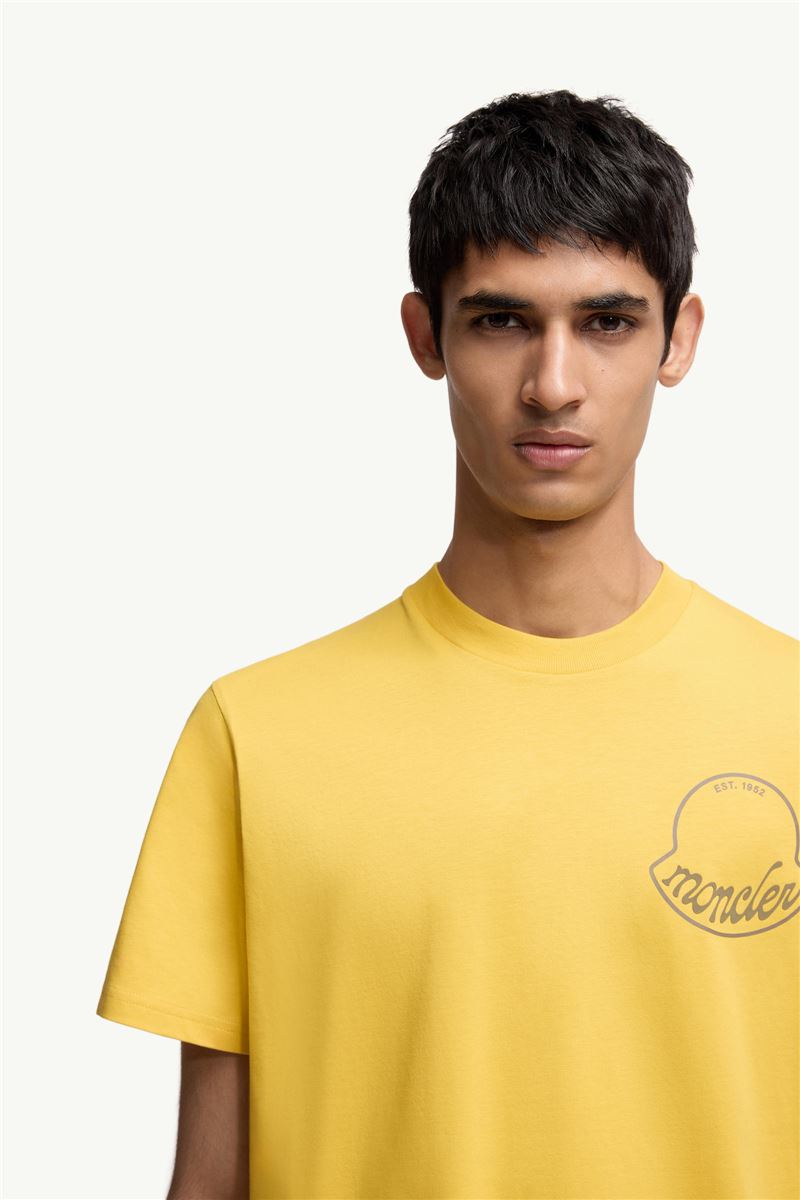 logo cotton t-shirt-MONCLER-Verso