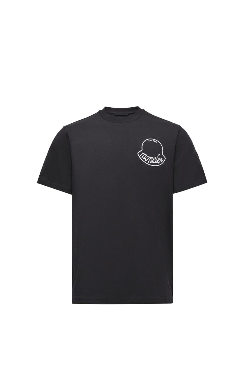 logo cotton t-shirt-MONCLER-Verso