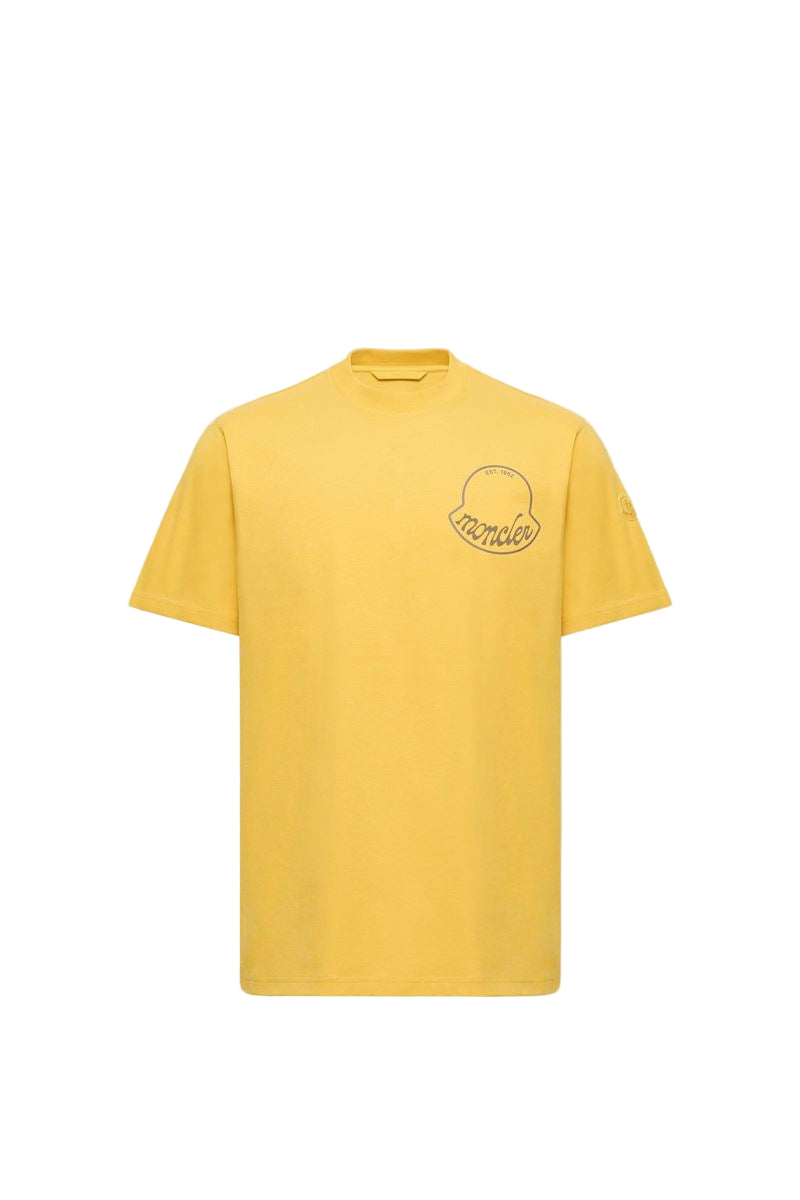 logo cotton t-shirt-MONCLER-Verso