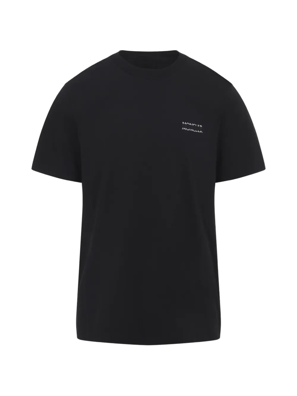 Logo cotton t-shirt-MONCLER-Verso