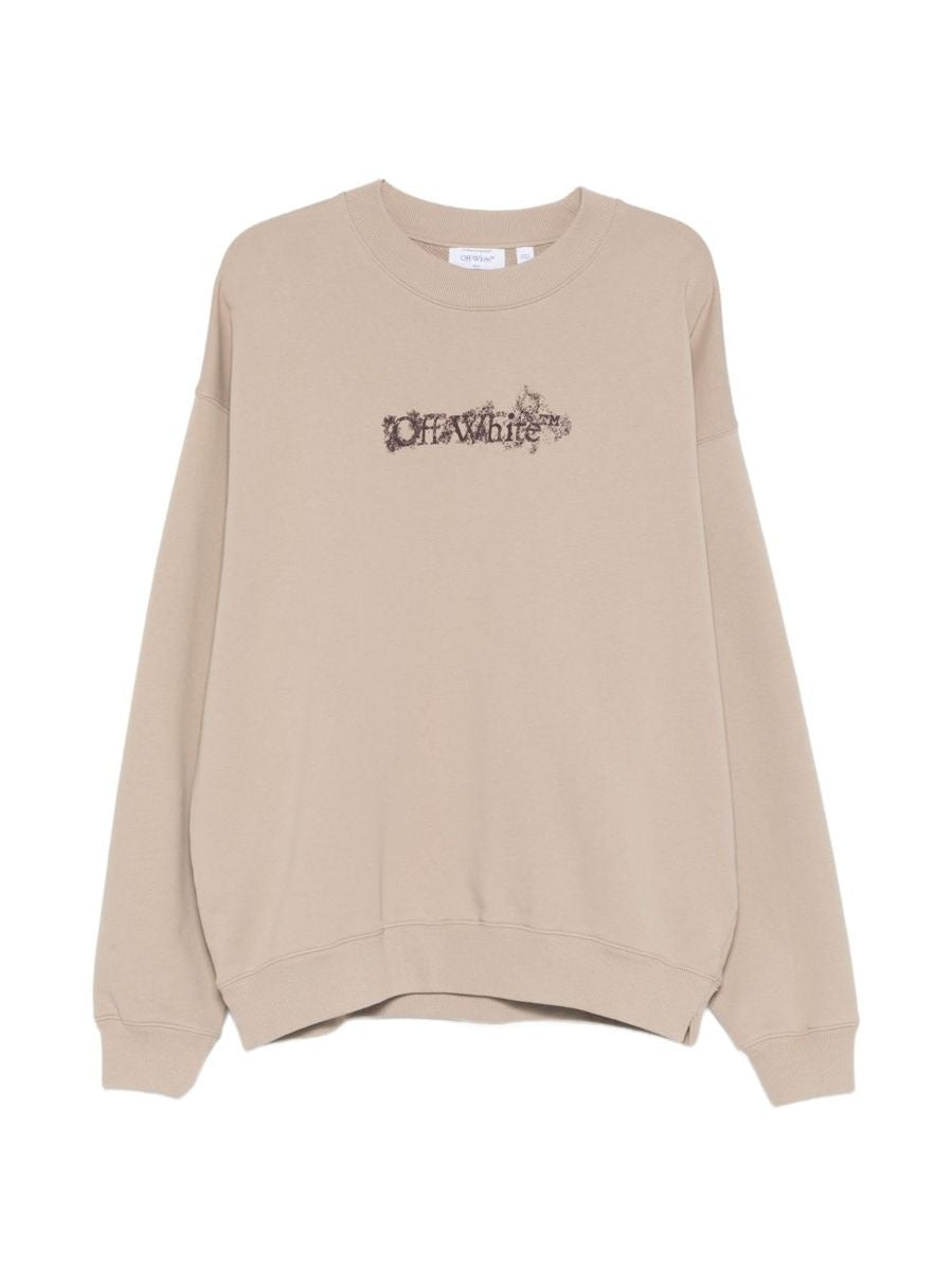 Logo crew-neck sweatshirt-OFF-WHITE-Verso