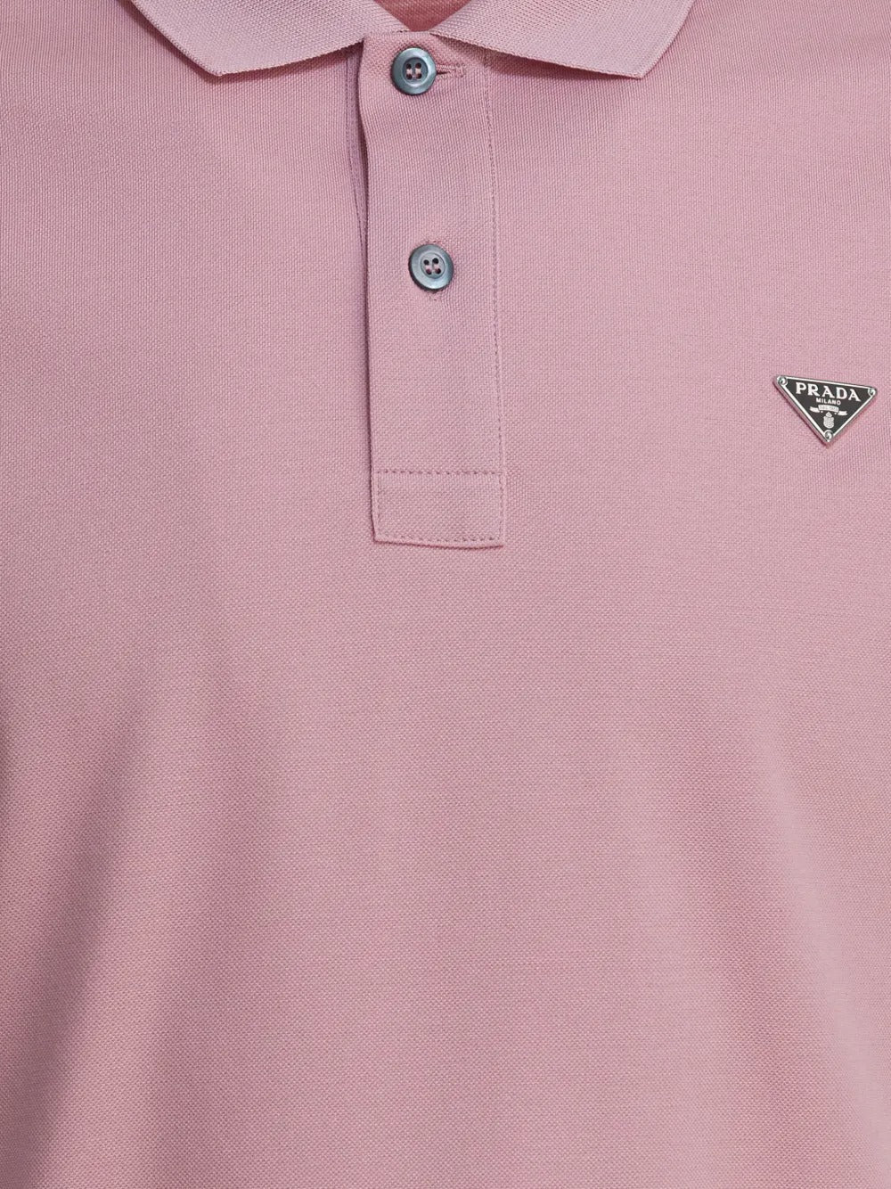 Logo-detail Polo Shirt-PRADA-Verso
