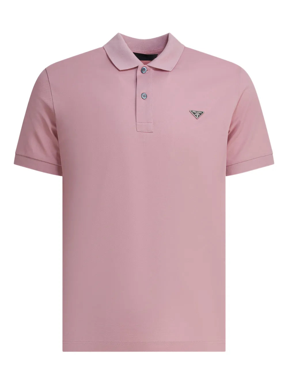 Logo-detail polo shirt-PRADA-Verso