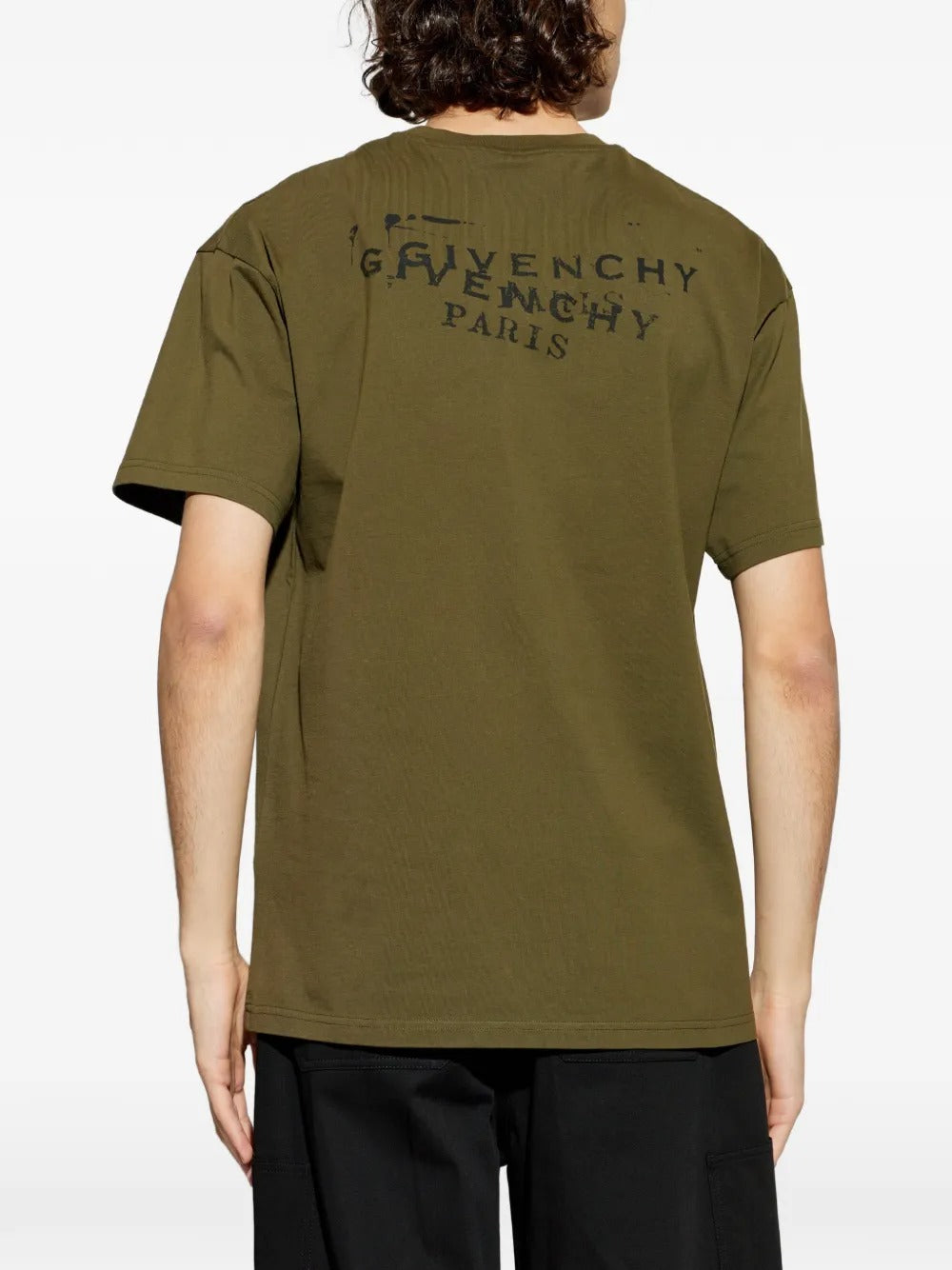 Logo-detail Short-sleeve T-shirt-GIVENCHY-Verso