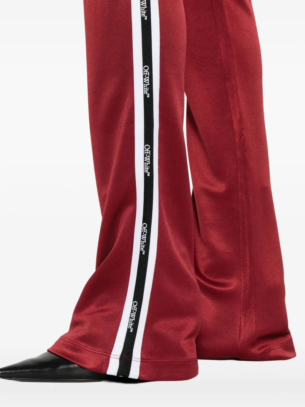 Logo-detailing striped track pants-OFF-WHITE-Verso