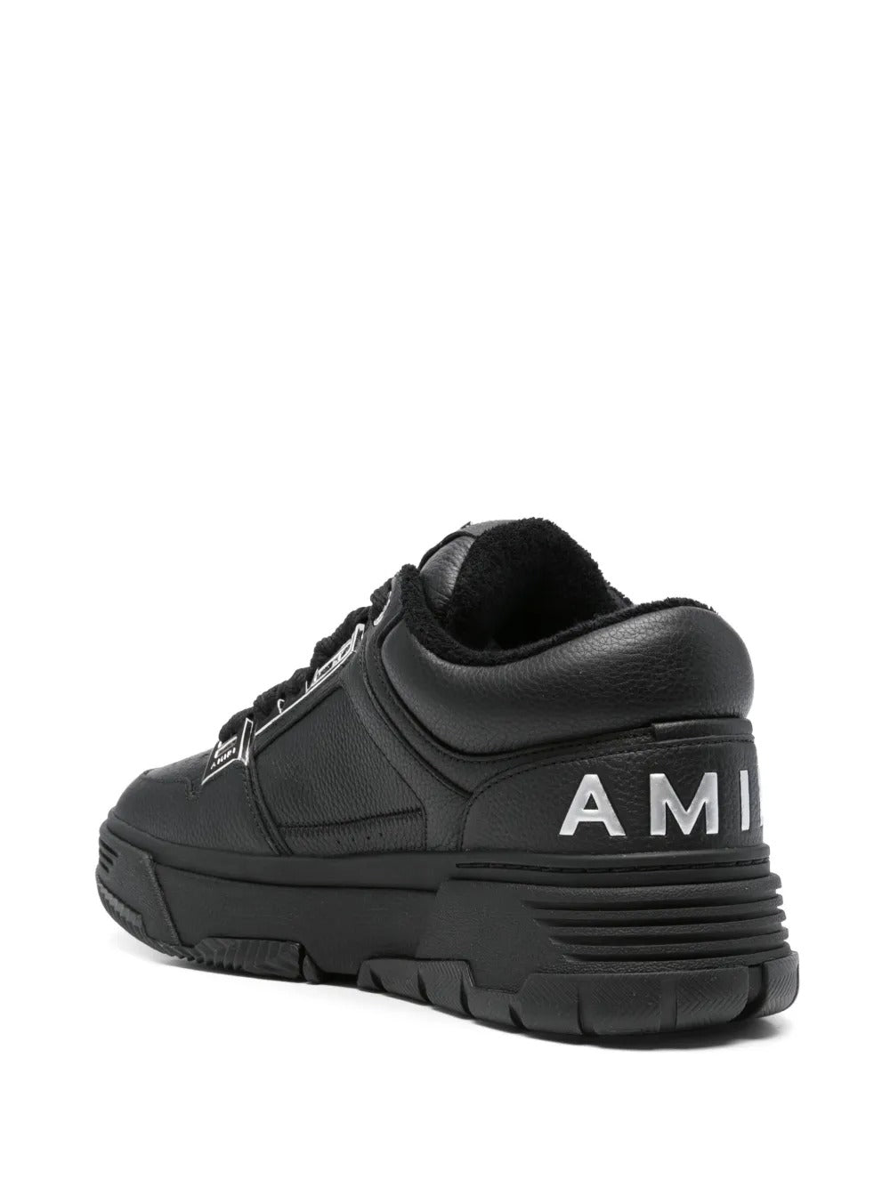 Logo-embellished Leather Sneakers-AMIRI-Verso