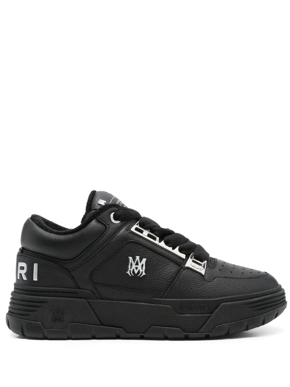 Logo-embellished Leather Sneakers-AMIRI-Verso