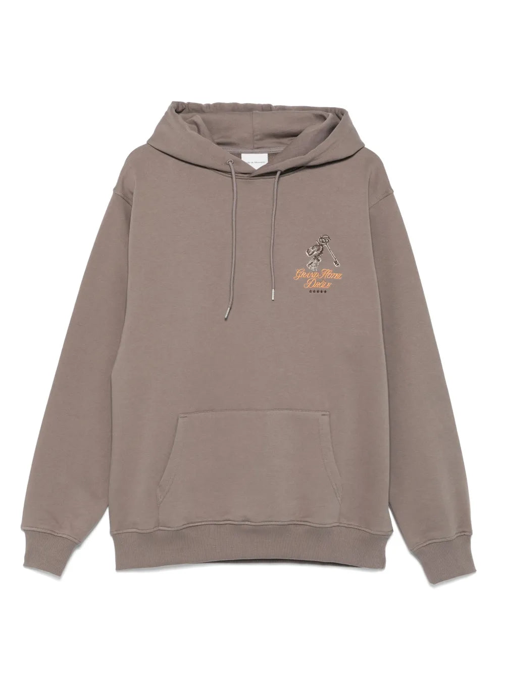 Logo-embroidered hoodie-DRÔLE DE MONSIEUR-Verso