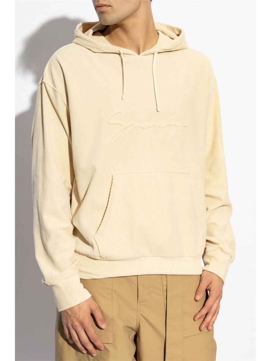 LOGO-EMBROIDERED HOODIE -  GIVENCHY -  Verso
