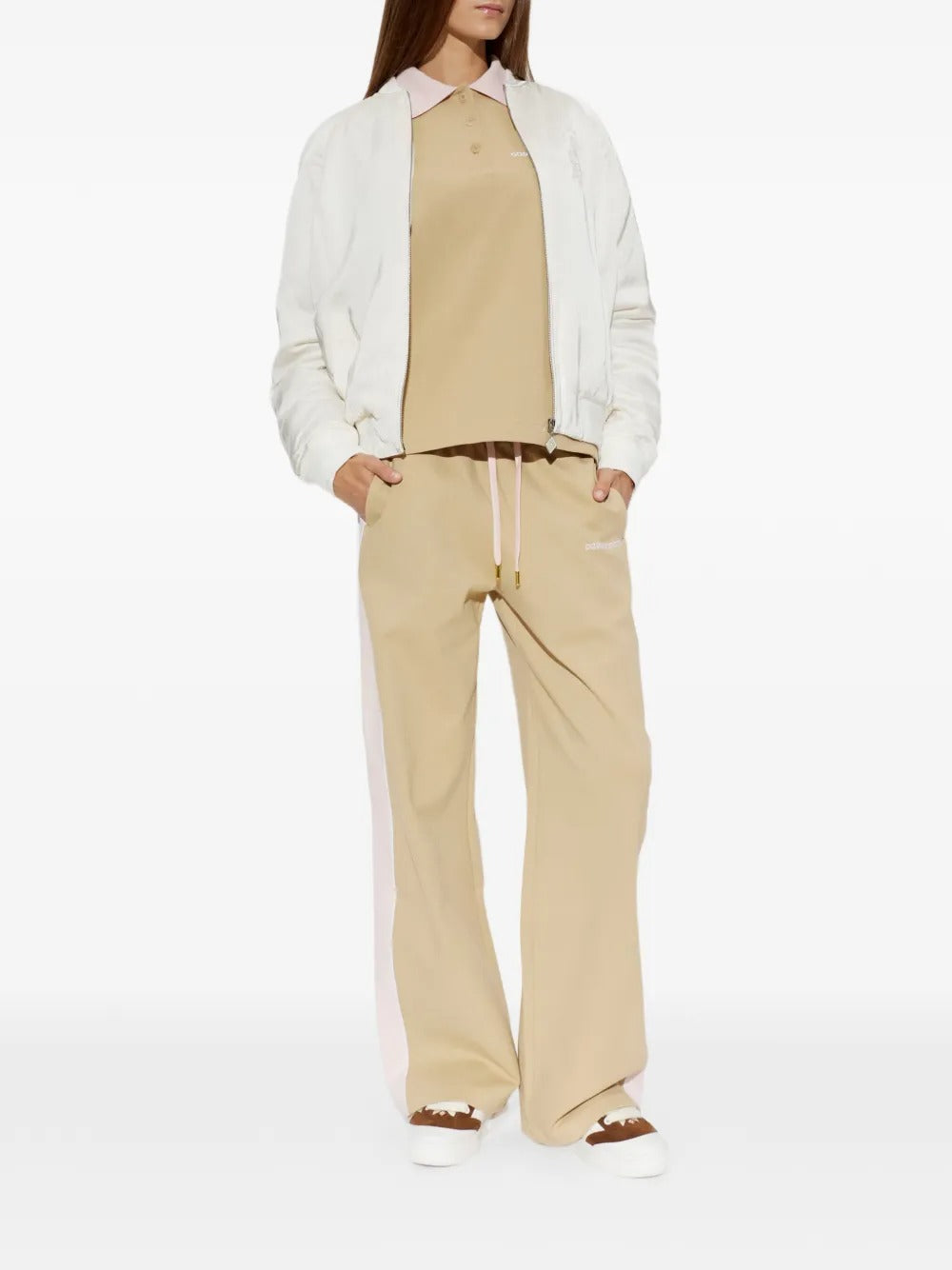 Logo-embroidered long-sleeve sweater-CASABLANCA-Verso