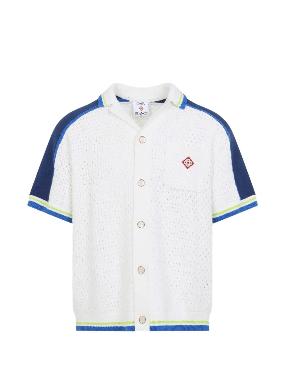Logo-embroidered shirt-CASABLANCA-Verso