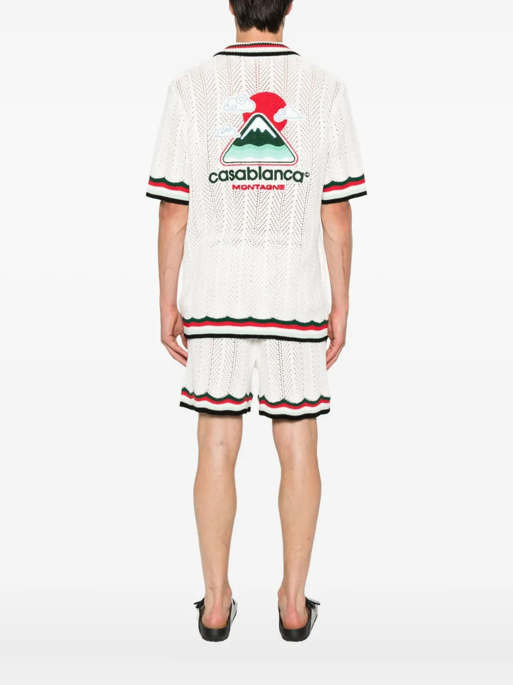 Logo-embroidered Shirt-CASABLANCA-Verso
