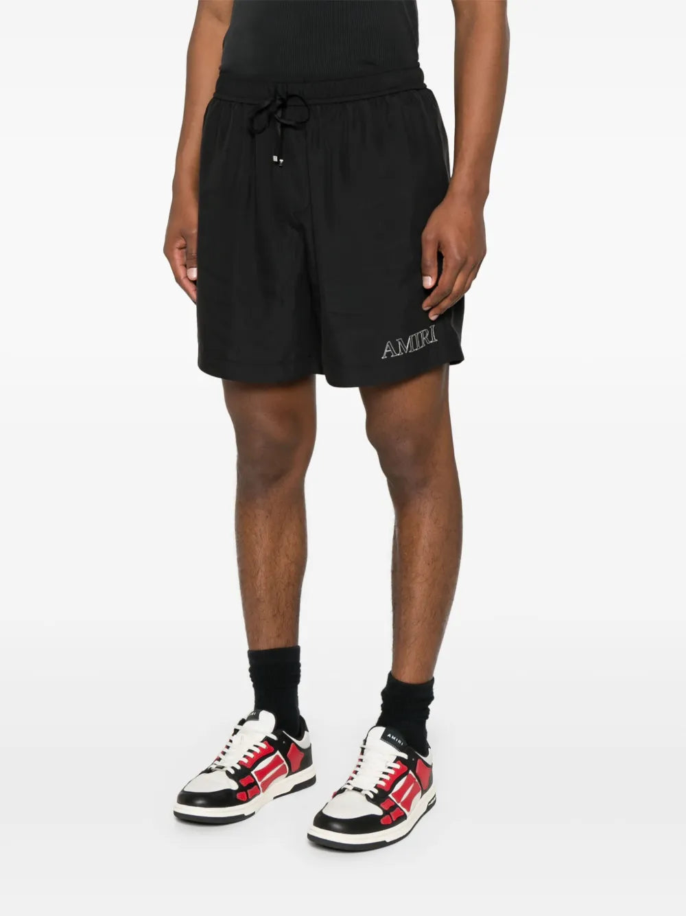 Logo-embroidered shorts-AMIRI-Verso
