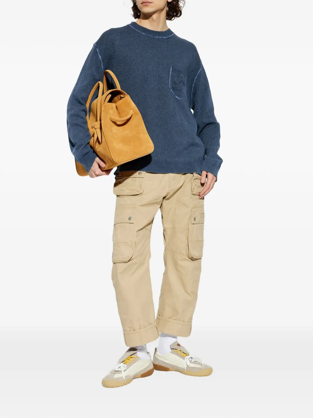 Logo-embroidered sweater-DSQUARED2-Verso