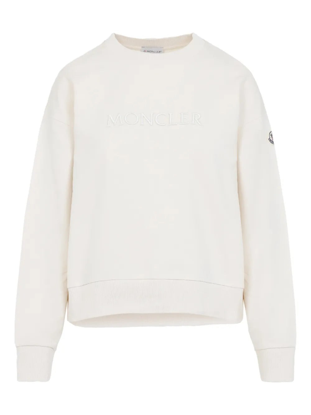 Logo-embroidered sweatshirt-MONCLER-Verso