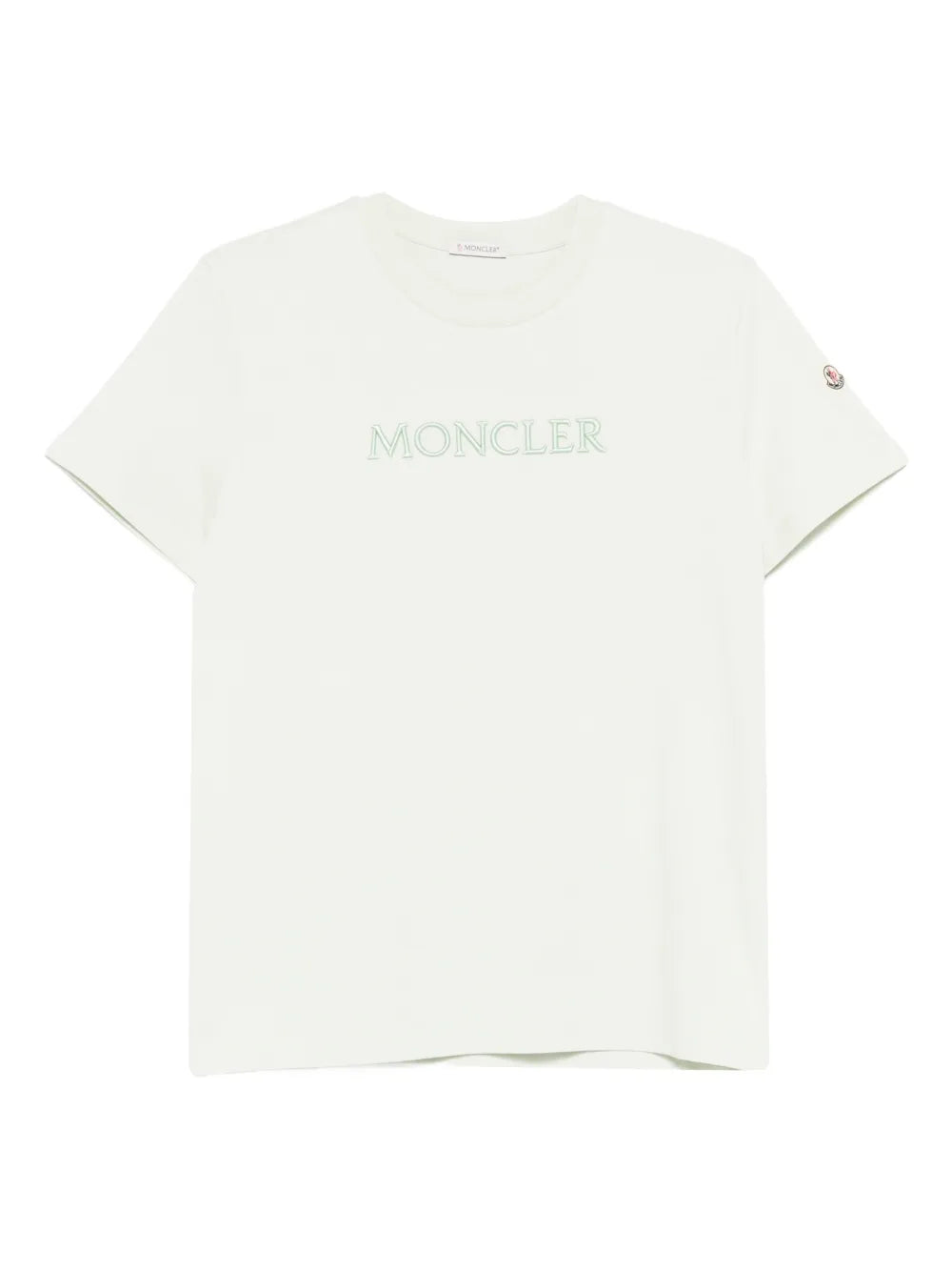 Logo-embroidered t-shirt-MONCLER-Verso