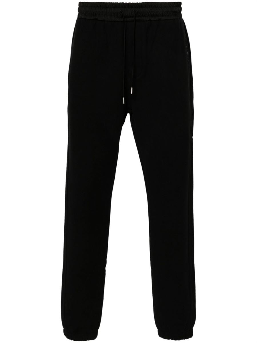 LOGO-EMBROIDERED TRACK PANTS -  SAINT LAURENT -  Verso