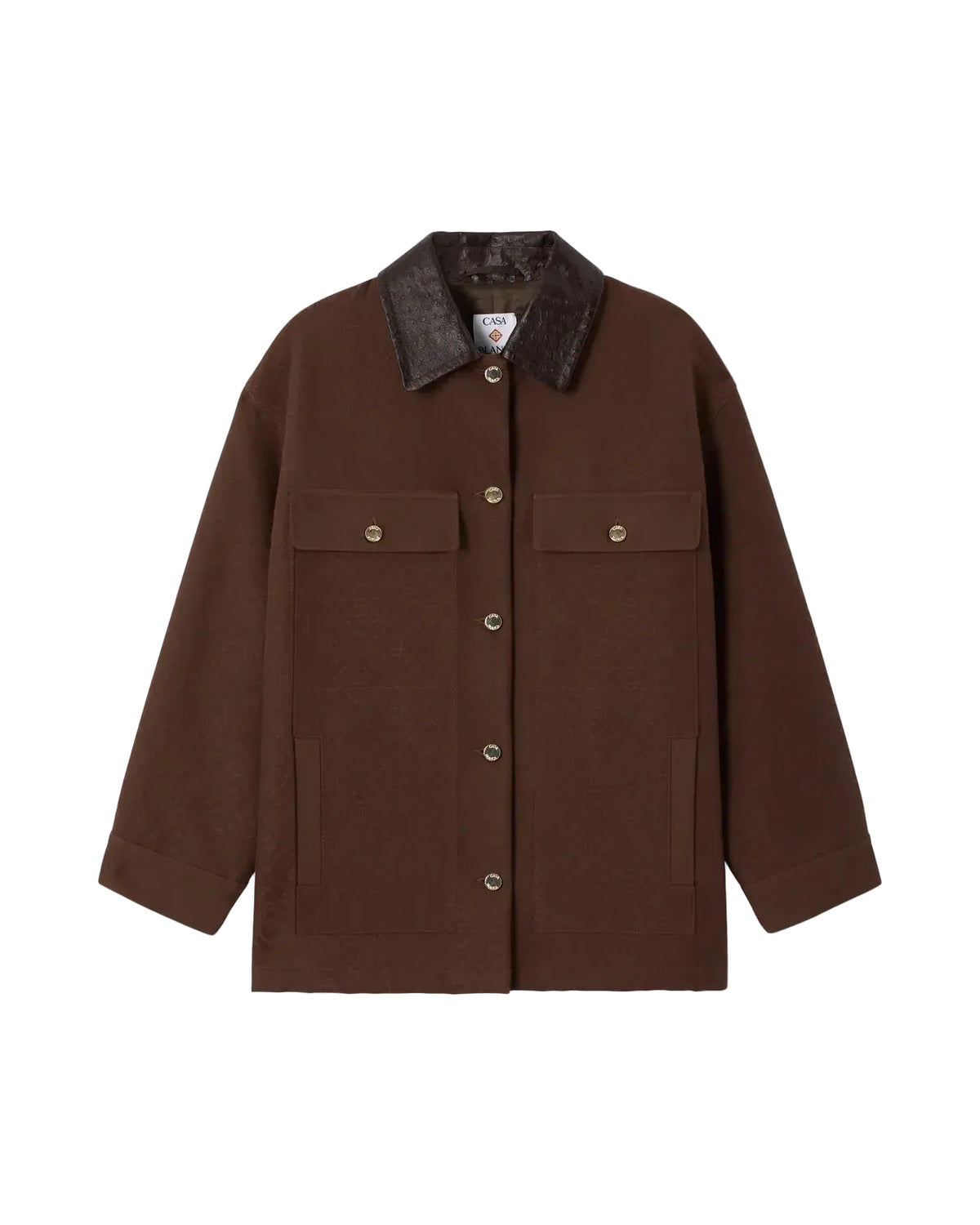 Logo Jacquard Workwear Jacket-CASABLANCA-315831-S-Verso