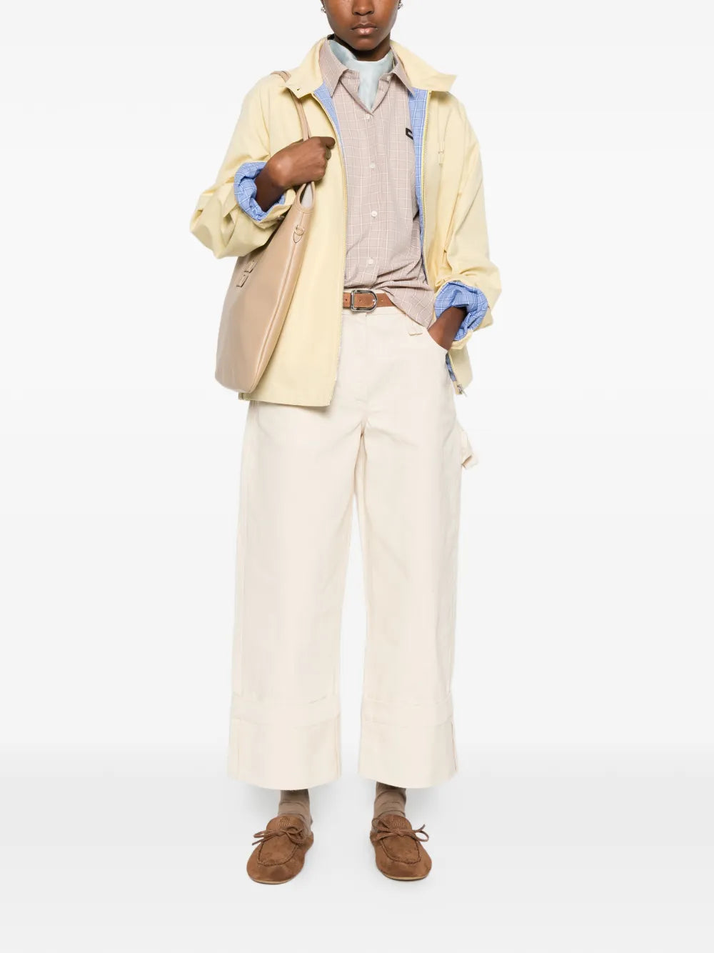 Logo-lettering Jacket-MIU MIU-Verso