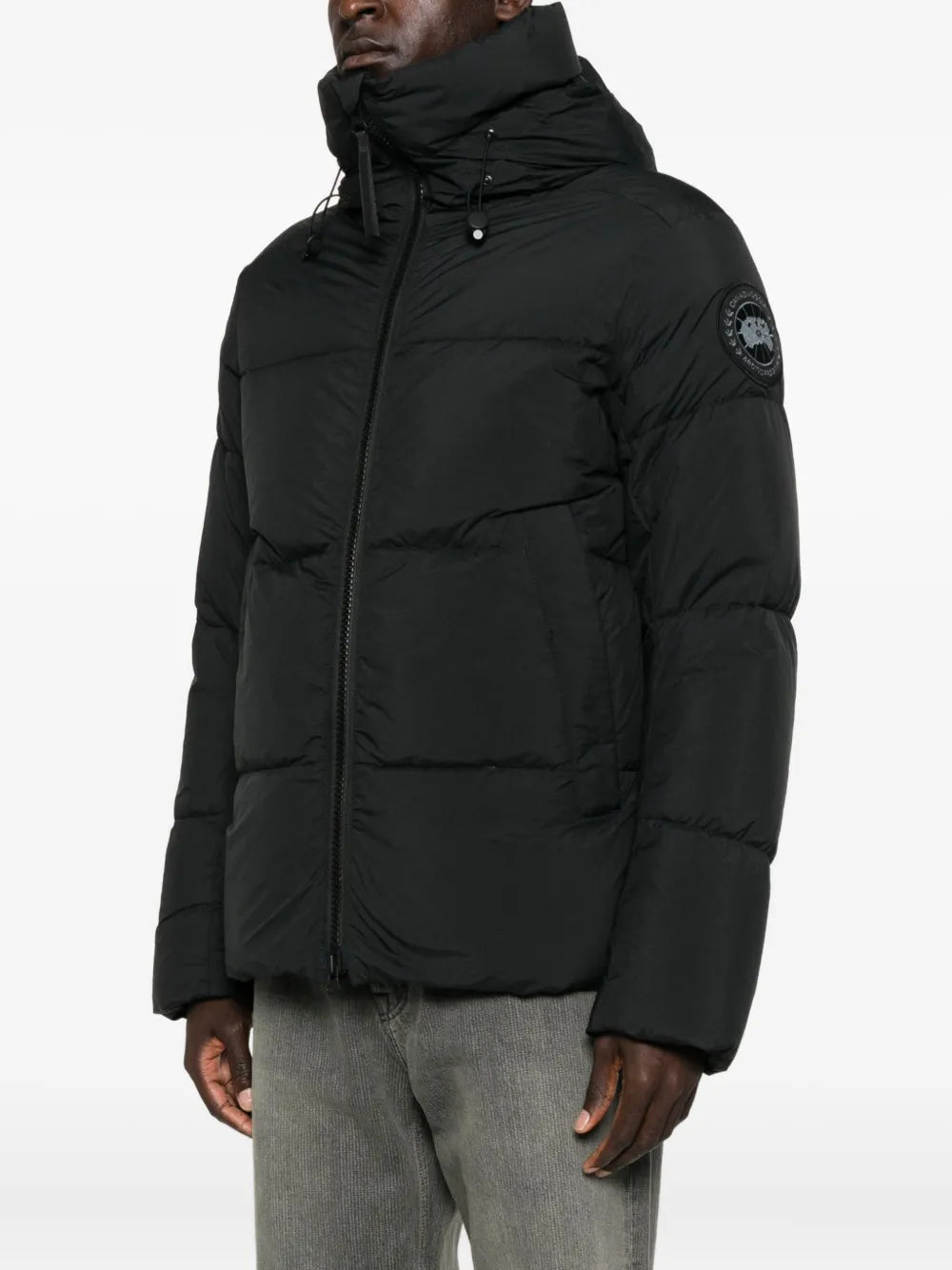 Logo-motif puffer jacket-CANADA GOOSE-Verso