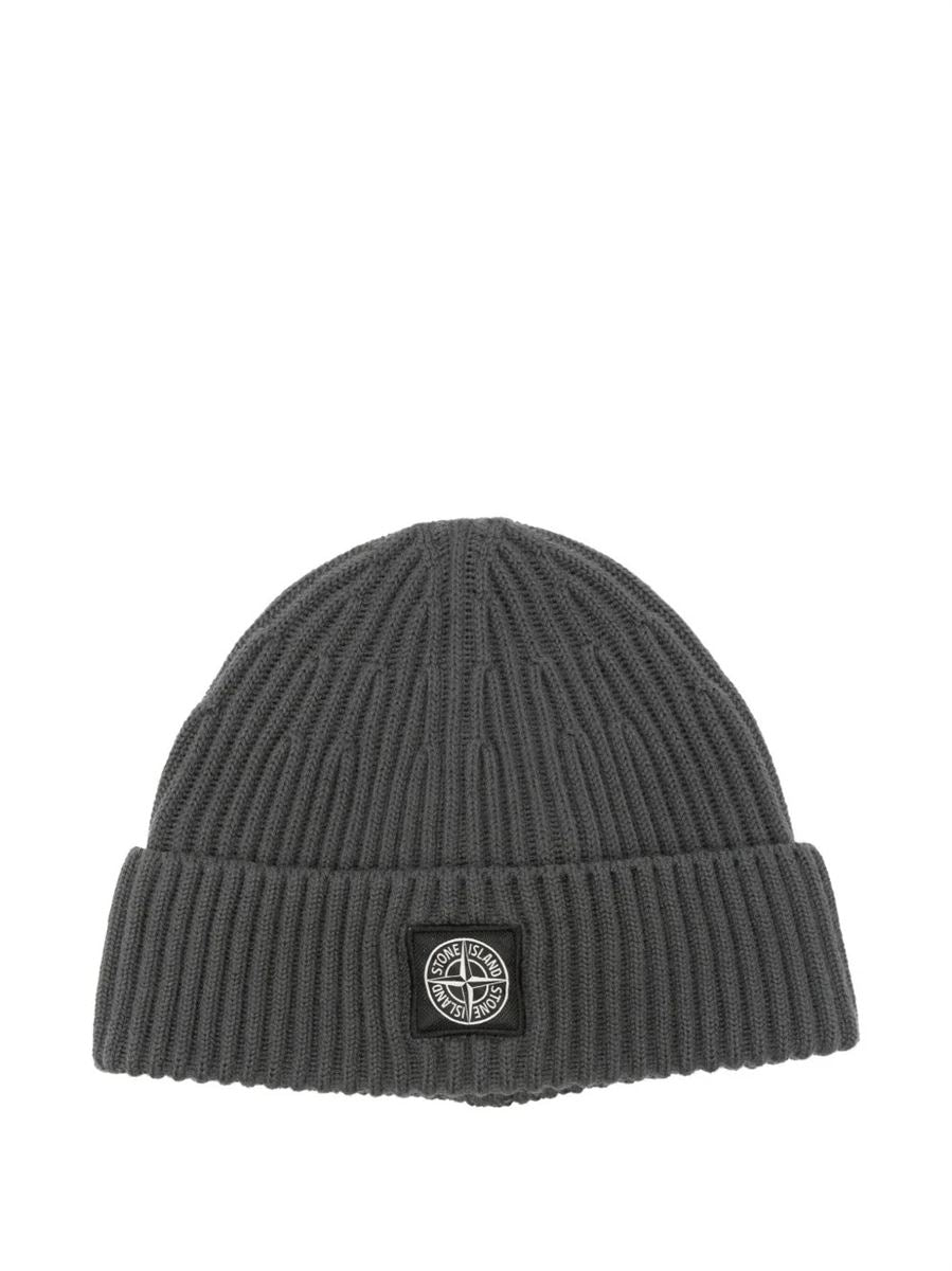 Logo-patch beanie