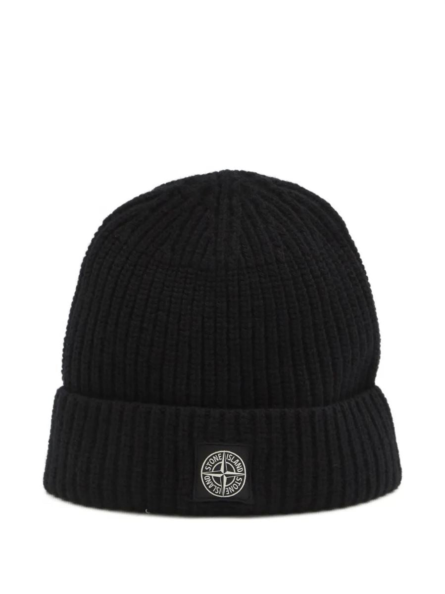 Logo-patch beanie-STONE ISLAND-Verso