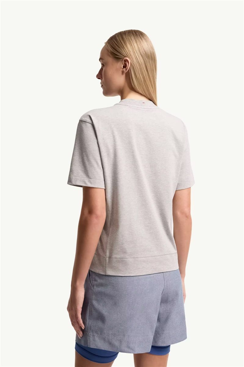 Logo Patch Cotton Blend T-shirt (Three Pack)-MONCLER-Verso