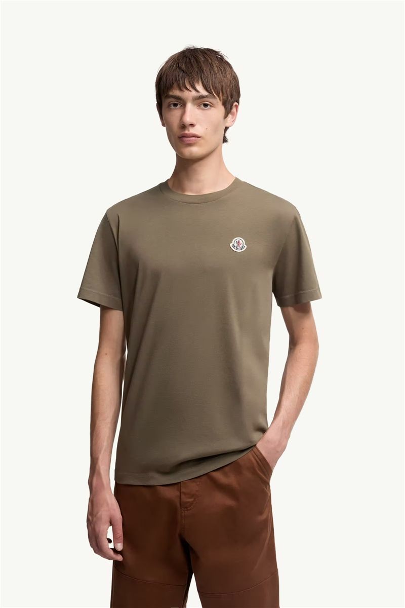 Logo patch cotton t-shirt (pack of three)-MONCLER-Verso