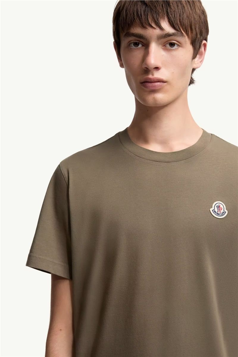 Logo patch cotton t-shirt (pack of three)-MONCLER-Verso