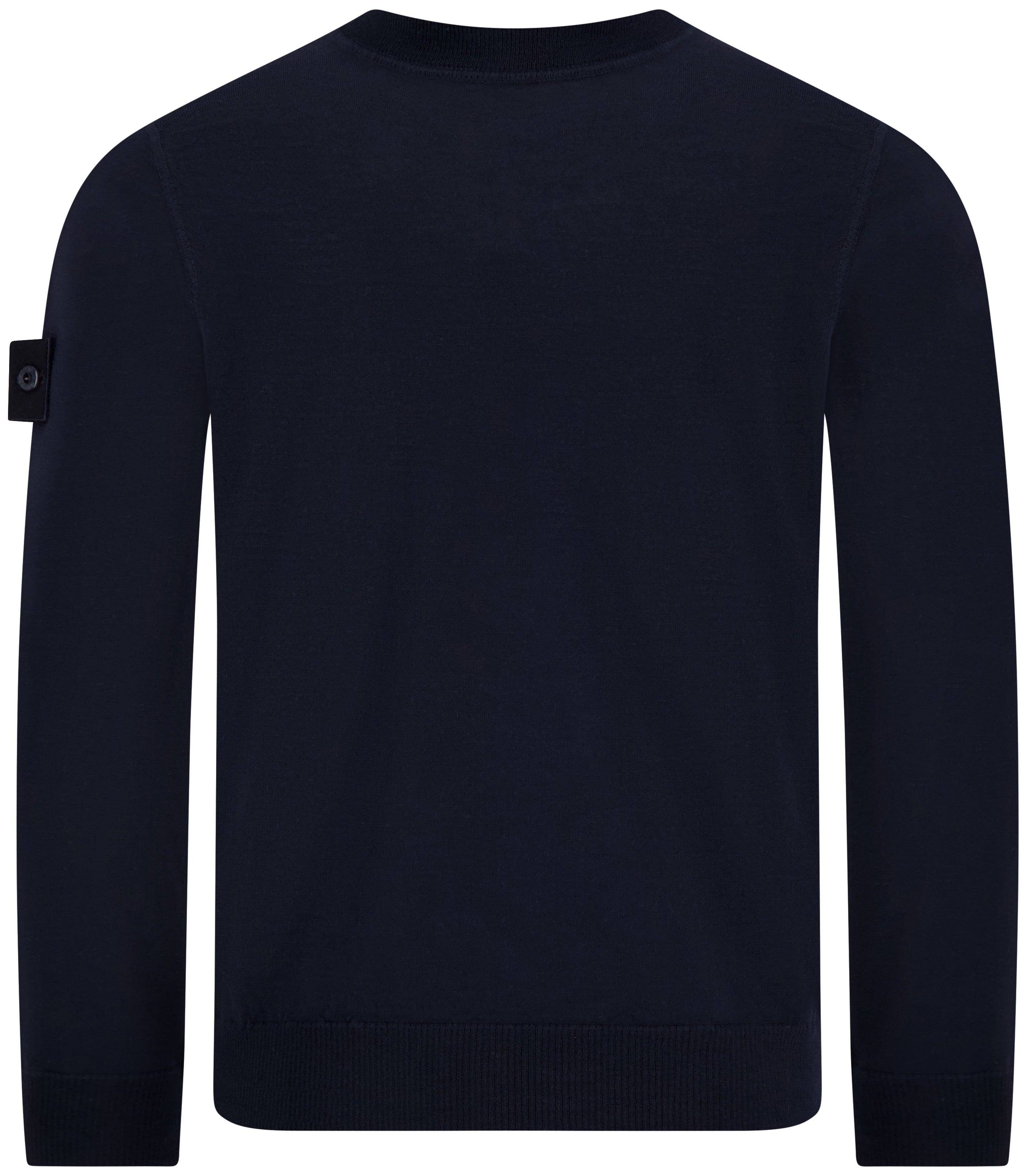 Logo-patch Crew-neck Sweater-STONE ISLAND-Verso