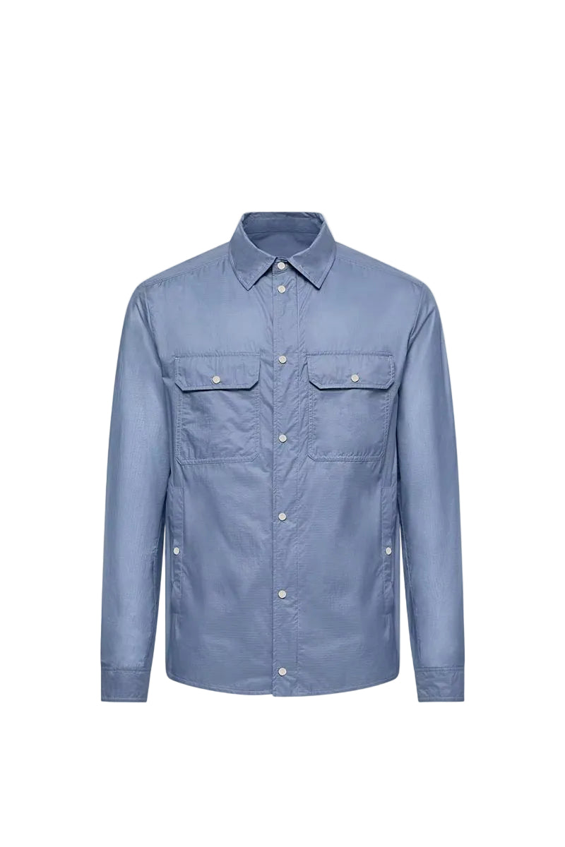 Logo patch long sleeve shirt-MONCLER-307644-S-Verso