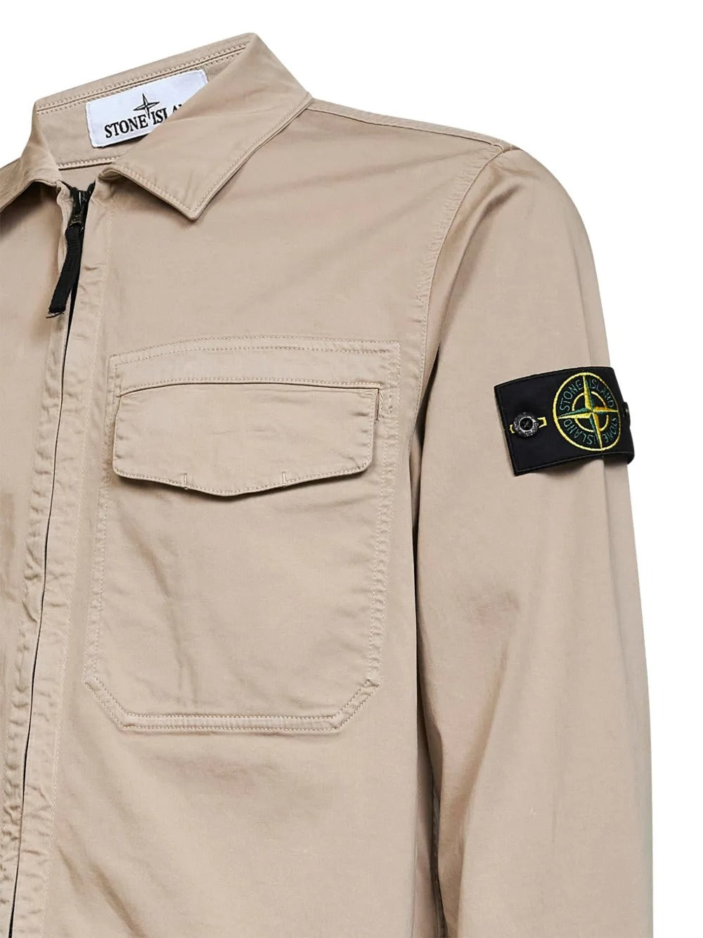 Logo-patch Pocket Jacket-STONE ISLAND-Verso