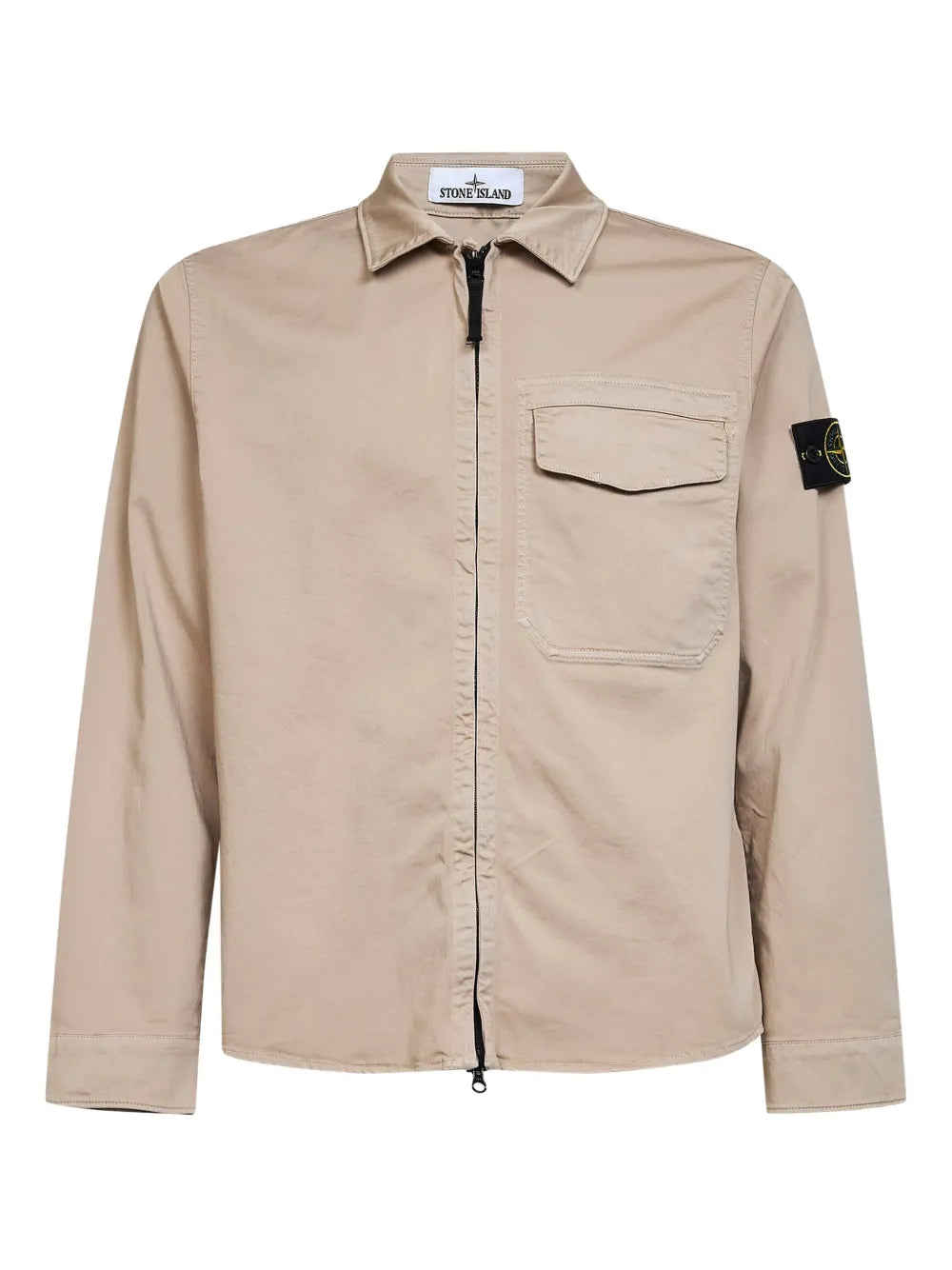 Logo-patch pocket jacket-STONE ISLAND-Verso
